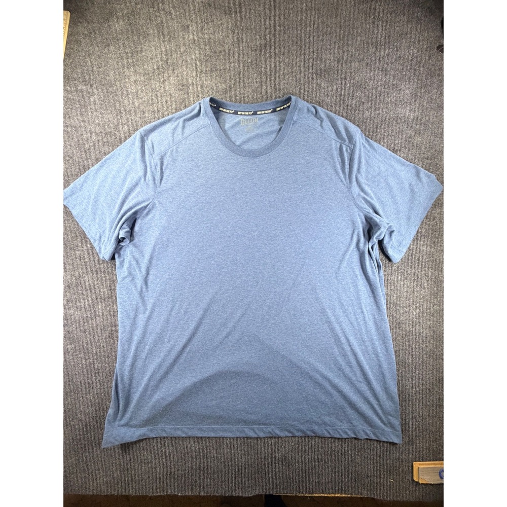 Duluth Trading Co Dry On The Fly Relaxed Fit Longtail T Shirt Mens 3XL Blue 2724